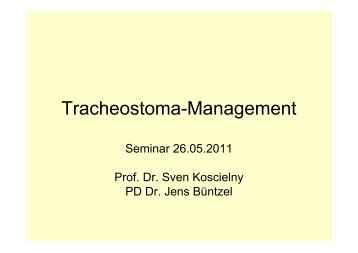 Tracheostoma-Management