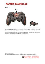 Datenblatt RAPTOR-GAMING LG2 dt