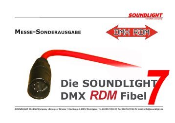 DMX RDM Fibel Die SOUNDLIGHT