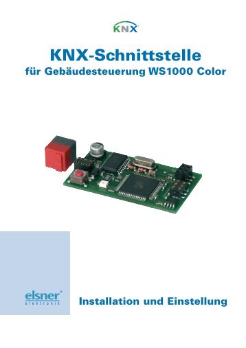 KNX-Schnittstelle - Elsner Elektronik GmbH