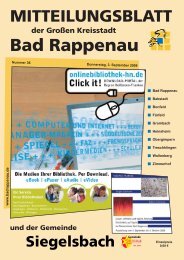 Bad Rappenau - Gemeinde Siegelsbach