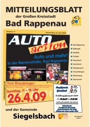 Bad Rappenau - Gemeinde Siegelsbach