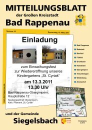 Bad Rappenau - Gemeinde Siegelsbach