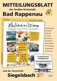 Bad Rappenau - Gemeinde Siegelsbach