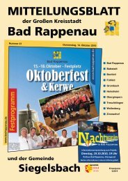 Bad Rappenau - Gemeinde Siegelsbach