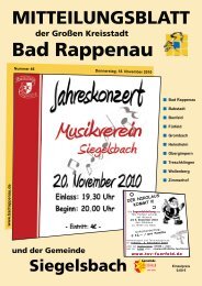 Bad Rappenau - Gemeinde Siegelsbach