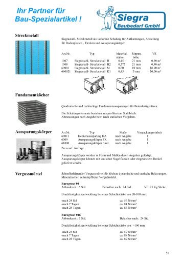 Lieferprogramm 2010