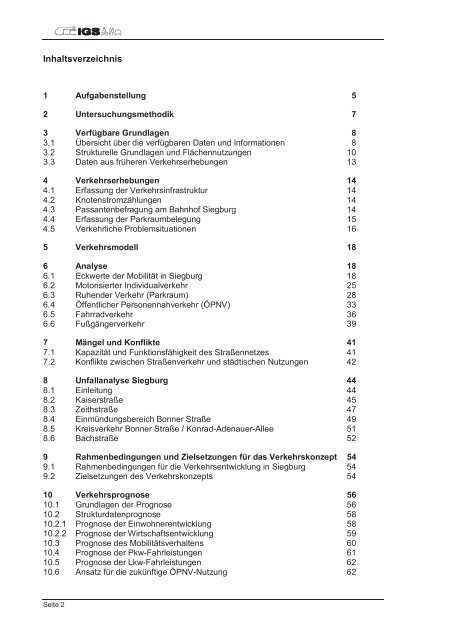 Verkehrskonzept (pdf ) - Siegburg