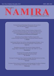 Jurnal Namira Edisi 5 (Vol. II No.4 - Nov-Des 2012)