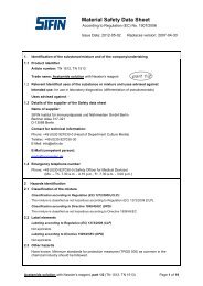 Material Safety Data Sheet - SIFIN