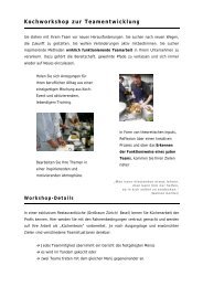 Kochen und Coaching (PDF) - Sigrid Goeckel