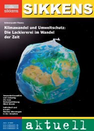 Klimawandel und Umweltschutz:  Die Lackiererei im Wandel der Zeit