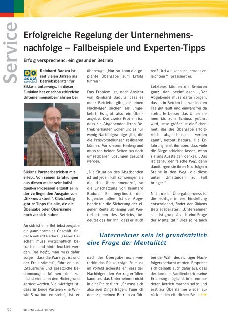 Ausgabe 3 / August 2005 - Sikkens GmbH