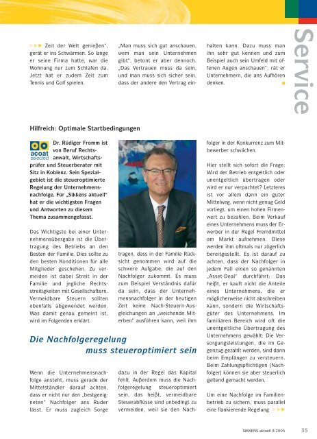 Ausgabe 3 / August 2005 - Sikkens GmbH