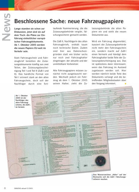 Ausgabe 3 / August 2005 - Sikkens GmbH