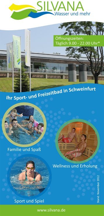 Flyer - Silvana Sport- und Freizeitbad