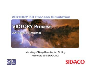 VICTORY 3D Process Simulation - Silvaco