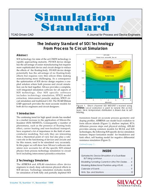 Optoelectric Device Simulation Of A Dual Base Bjt Using Silvaco