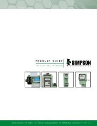 PRODUCT GUIDE - Simpson Group