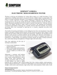 Elec Mold Hardness Tester editorial for CMT - Simpson Group