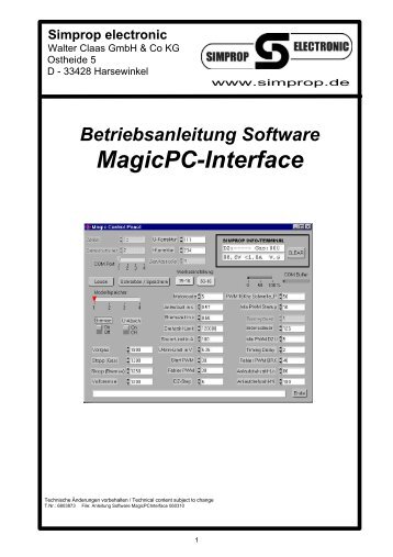 MagicPC-Interface - Simprop