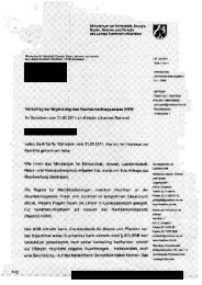 Stellungnahme des MWEBWV NRW zu Verschattung von ... - SFV
