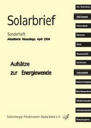 Aufsätze zur Energiewende - SFV