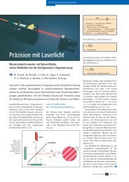 Miniaturinterferometer mit Retroreflektor setzen Maßstäbe bei der ...