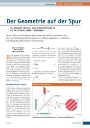 Der Geometrie auf der Spur - hochgenaue Längen - SIOS ...