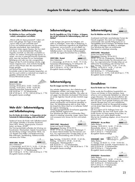 S 36-55 Kultur und Gesellschaft 1-11.qxd - Volkshochschule des ...