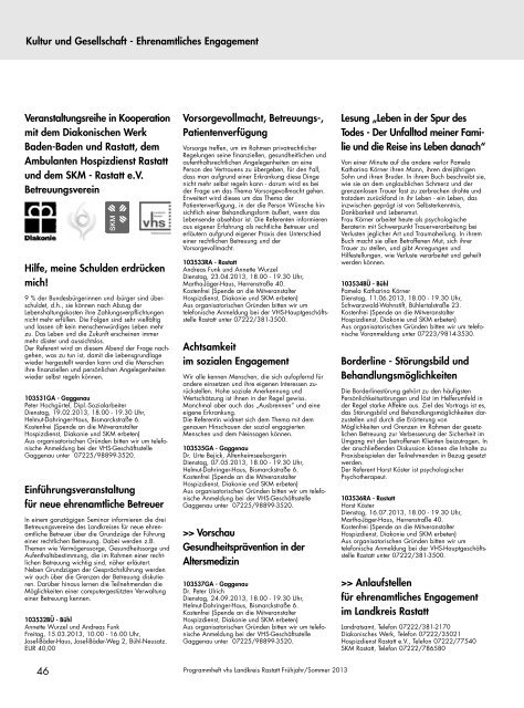 S 36-55 Kultur und Gesellschaft 1-11.qxd - Volkshochschule des ...