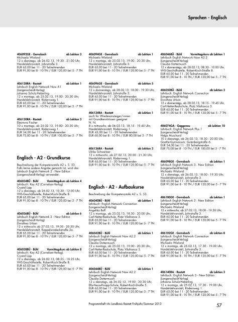 S 36-55 Kultur und Gesellschaft 1-11.qxd - Volkshochschule des ...