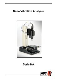 Nano Vibration Analyzer Serie NA - SIOS Meßtechnik GmbH