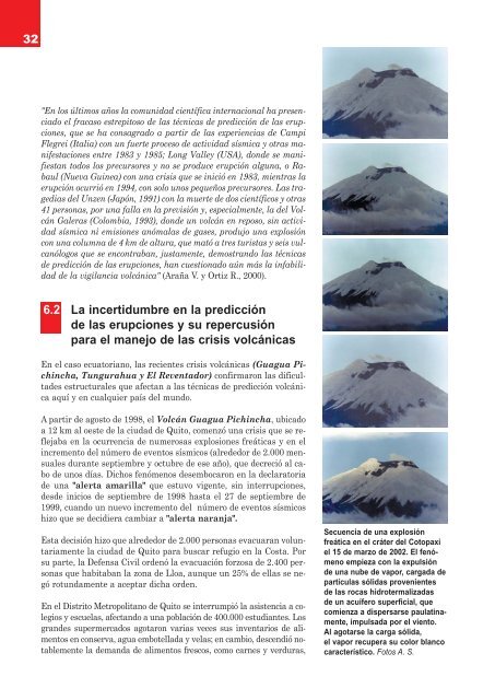 El Volcán Cotopaxi,