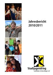 Jahresbericht 2010/2011 - Stadtjugendring Leinfelden-Echterdingen ...