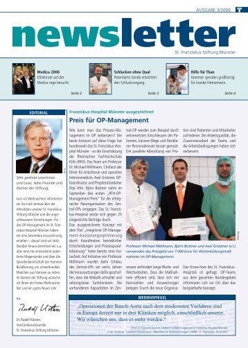 Newsletter - Krankenhaus St. Joseph-Stift Bremen