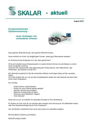 10 Neues System alte Module - Skalar