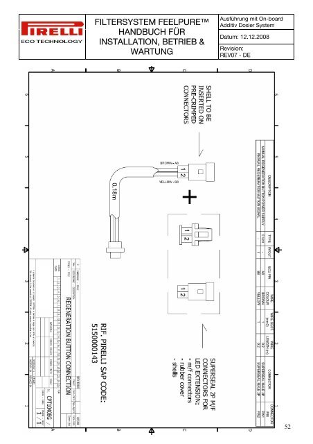 Installation, Betrieb & Wartung des Filtersystems ... - SK Handels AG