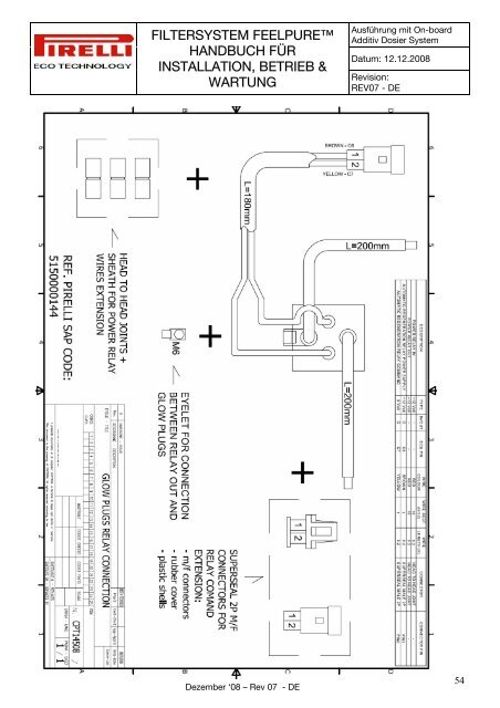 Installation, Betrieb & Wartung des Filtersystems ... - SK Handels AG