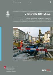 Filterliste BAFU/Suva - SK Handels AG