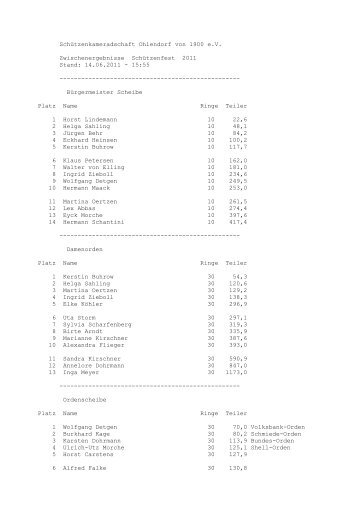 unter diesem Link - Schützenkameradschaft Ohlendorf von 1900 eV