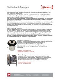 Gleitschleif-Anlagen - KKS Ultraschall AG