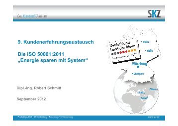 ISO 50001-Anforderungen - SKZ