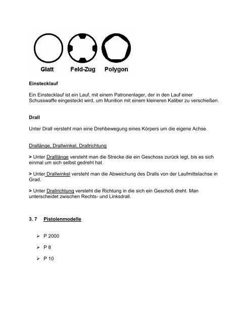 Nachschlagewerk zur Waffensachkunde -erstellt von Mike - SLG ...