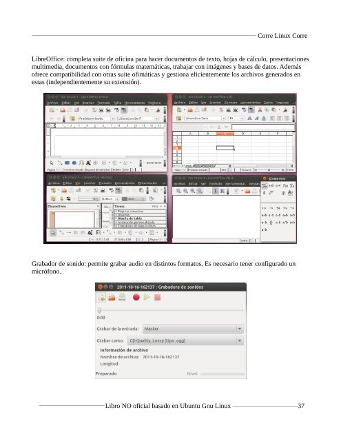 Corre Linux Corre Libro NO oficial basado en Ubuntu Gnu Linux 1