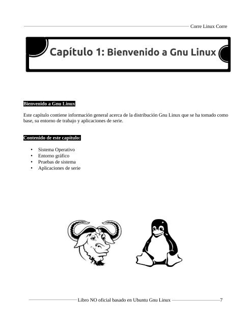 Corre Linux Corre Libro NO oficial basado en Ubuntu Gnu Linux 1