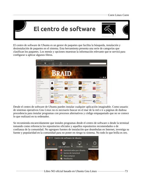 Corre Linux Corre Libro NO oficial basado en Ubuntu Gnu Linux 1