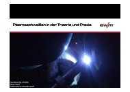 Plasmaschweißen in der Theorie und Praxis - SL Schweißtechnik ...