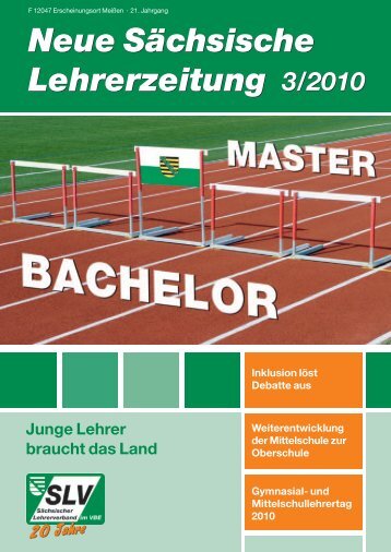 NSLZ 3/2010 - Sächsischer Lehrerverband