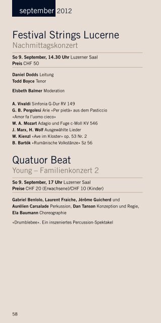 Juli - September 2012 - Kultur- und Kongresszentrum Luzern